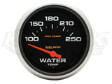 Pro-Comp 2-5/8" Short Sweep Electric Gauges Water Temperature 100_F - 250_F