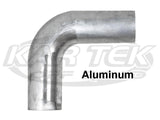 90 Degree Elbow Mandrel Bent 6061 Aluminum Round Tubing 3-1/2" Outside Diameter 0.065" Wall