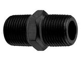 Fragola Black Anodized Aluminum 3/4" NPT National Pipe Taper Male Nipple Fittings