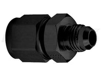 Fragola AN -4 Female To AN -3 Male Black Anodized Aluminum Straight Swivel Reducer Couplers