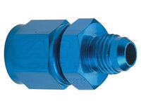 Fragola AN -4 Female To AN -3 Male Blue Anodized Aluminum Straight Swivel Reducer Couplers