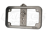 Tube Mounted LED License Plate Frame Clear