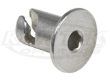 Quarter Turn Fastener Countersunk Aluminum Allen Head Button 0.600 Length For #6 Spring