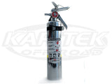Amerex Chrome Fire Extinguisher 2.5 Lbs Regular Dry Chemical Extinguisher Class A:B:C
