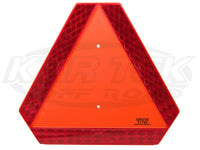Triangle Hazard Reflector Orange & Red