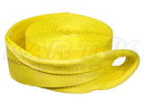Boxer 3" x 30' Yellow Tow Rope w/ Reinforced Loops 30ft. Yellow