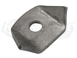 Chromoly Formed Radius Tabs 3/8" Hole, 3/4" SF, 1/8" Thick, Pair