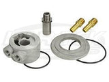 LS1 Thermostatic Oil Filter Sandwich Adapter Kit 13/16-16" Engine Threads Opens At 180 Degrees