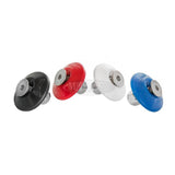 AutoFab Replacement 1-1/2" Blue Urethane Stepped Body Washer With 5/16" Bolt And Nyloc Nut