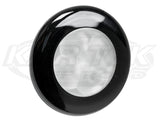 2" Round Bezel Interior Lights Black Bezzel, White Lens