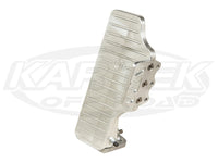 Jamar Performance Solid Machine Finish Billet Aluminum Throttle Pedal With Side Foot Rest