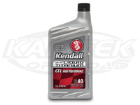 Kendall GT-1 High Performance 40W Motor Oil 40W 1 Quart Bottle