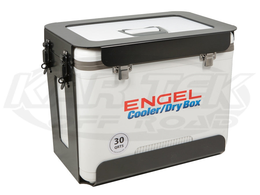 30 Qt Engel Cooler Dry Box 30 Marine Cooler/Dry Box With Rod Holders
