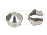 Machine Finish Aluminum Tube End Caps For 2 Inch x 0.120 Wall Tubing Sold As A Pair