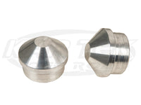 Machine Finish Aluminum Tube End Caps For 1-3/4 x 0.120 Wall Tubing Sold As A Pair