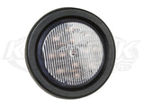 2-1/2" Round LED Clear Lens Clear w/ Red LEDs