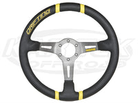MOMO Drifting Steering Wheel 350mm Dia. x 90mm Dish Yellow