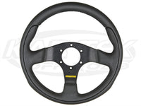 MOMO Team 28 Steering Wheel 280mm Dia. x Flat Dish Black