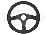 MOMO Competition Steering Wheel 350mm Dia. x Flat Dish, Black