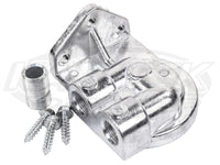 EMPI Cast Oil Filter Adapter - Left Ports For HP1 Filters