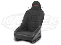 MasterCraft ProSeat Series Seats Extra Wide, Removable Cushion, Black Tweed
