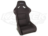 NRG 300 Carbon Fiber Bucket Seat Large Black