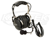 Prerunner Carbon Fiber Headset - Over-the-Head w/ Built in Coil Cord