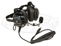 Prerunner Carbon Fiber Headset - Behind-the-Head w/ Built in Coil Cord