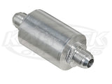 Pure Power 2" Dia. Small Inline Fuel Filter - 30 Micron AN -10 AN