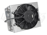 CBR Small Off-Road Oil Cooler Single Pass, 9" SPAL Fan
