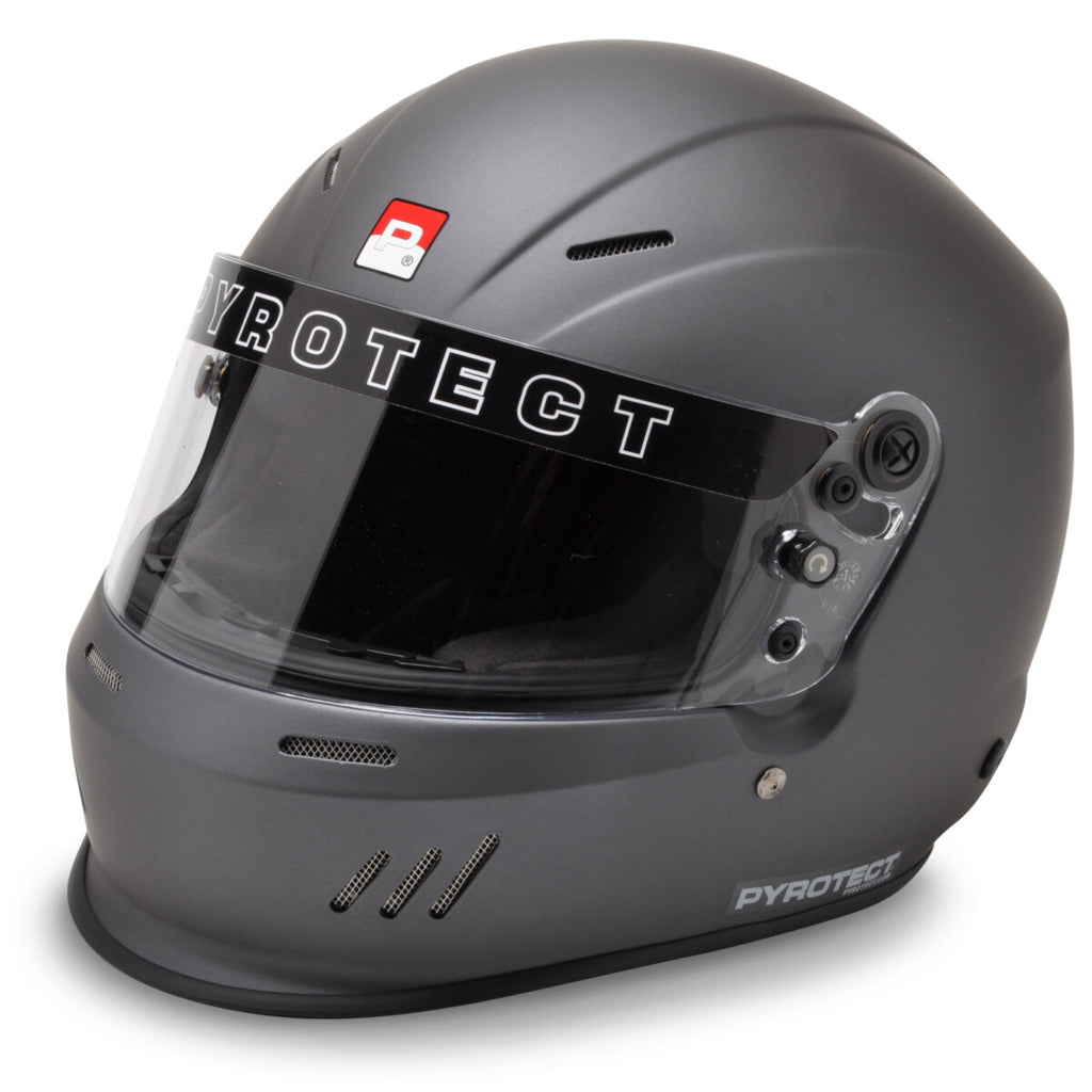 PYROTECT HELMET ULTRASPORT DUCKBILL FLAT BLACK SMALL | Racegear WA
