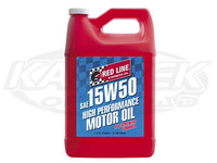 Red Line Synthetic 15W50 Motor Oil 15W-50, 1 Gallon