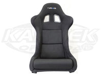 NRG 310 Fiberglass Bucket Seat Medium Black