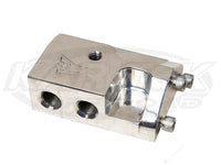 SACO Billet Oil Filter Adapter Polished w/ 1/8