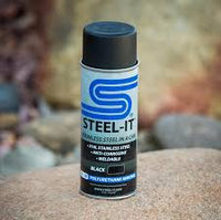 Steel-It Black 1012 Polyurethane Anti-Rust Aerosol Coating Weather, Abrasion And Corrosion Resistant