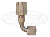 Fragola AN -10 Steel Power Steering High Pressure 90 Degree Bent Tube Hose Ends