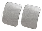 Steel Foot Pedal Pads Pair