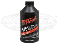 Wilwood DOT 3 Hi-Temp 570 Racing Brake Fluid 12 oz. Typical Boiling Points 313 Degrees Wet 573 Dry