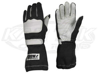 Crow Wing Black Driving Gloves Extra Large