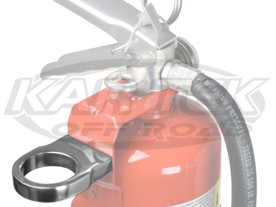 Billet Pro Fire Extinguisher Clamp For 1-1/2" Tube Does Not Include Fire Extinguisher 2 Required