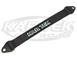 Kartek 10 Inch Long Black Four Layer Suspension Limiting Strap With 4130 Heat Treated Chromoly Ends