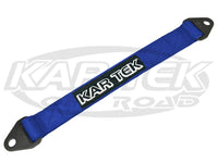 Kartek 22 Inch Long Blue Four Layer Suspension Limiting Strap With 4130 Heat Treated Chromoly Ends