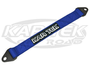 Kartek 26 Inch Long Blue Four Layer Suspension Limiting Strap With 4130 Heat Treated Chromoly Ends
