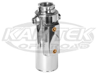 CBR Performance Products Polished Aluminum 1 Quart Radiator Surge Tank 3