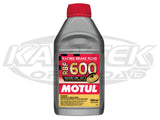 Motul DOT 4 RBF600 Racing Brake Fluid 500ml Bottle Typical Boiling Points 399 Degrees Wet 594 Dry