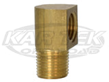 CNC 1/8" NPT Male to Female 1/4" Inverted Flare American Brake Line 90 Degree Adapter Fittings