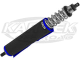 Dirt Bagz 15" Long Blue Shock Spring Covers Fit Over 3-1/2" To 4-1/2" Outside Diameter Springs Pair