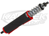 Dirt Bagz 15" Long Red Shock Spring Covers Fit Over 3-1/2" To 4-1/2" Outside Diameter Springs Pair