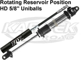 Fox Racing Shocks 2" Coil Over 12" Stroke 7/8" Shaft Rotating Hose Remote Reservoir 5/8" HD Uniballs