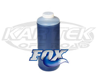 Fox 5W Blue Shock Absorber Oil For Factory Series Or Performance Series Shocks 1 Quart Bottle
